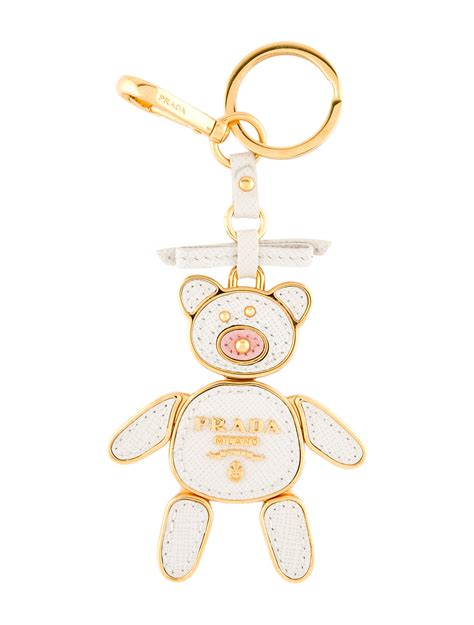 prada bear keychain|prada keychains for women.